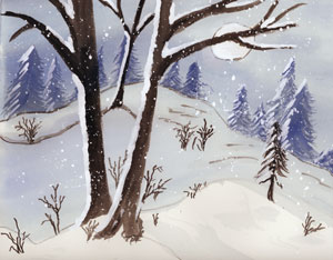 winter scene