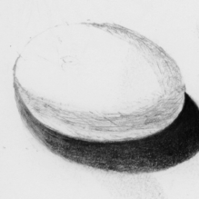 egg with shadow